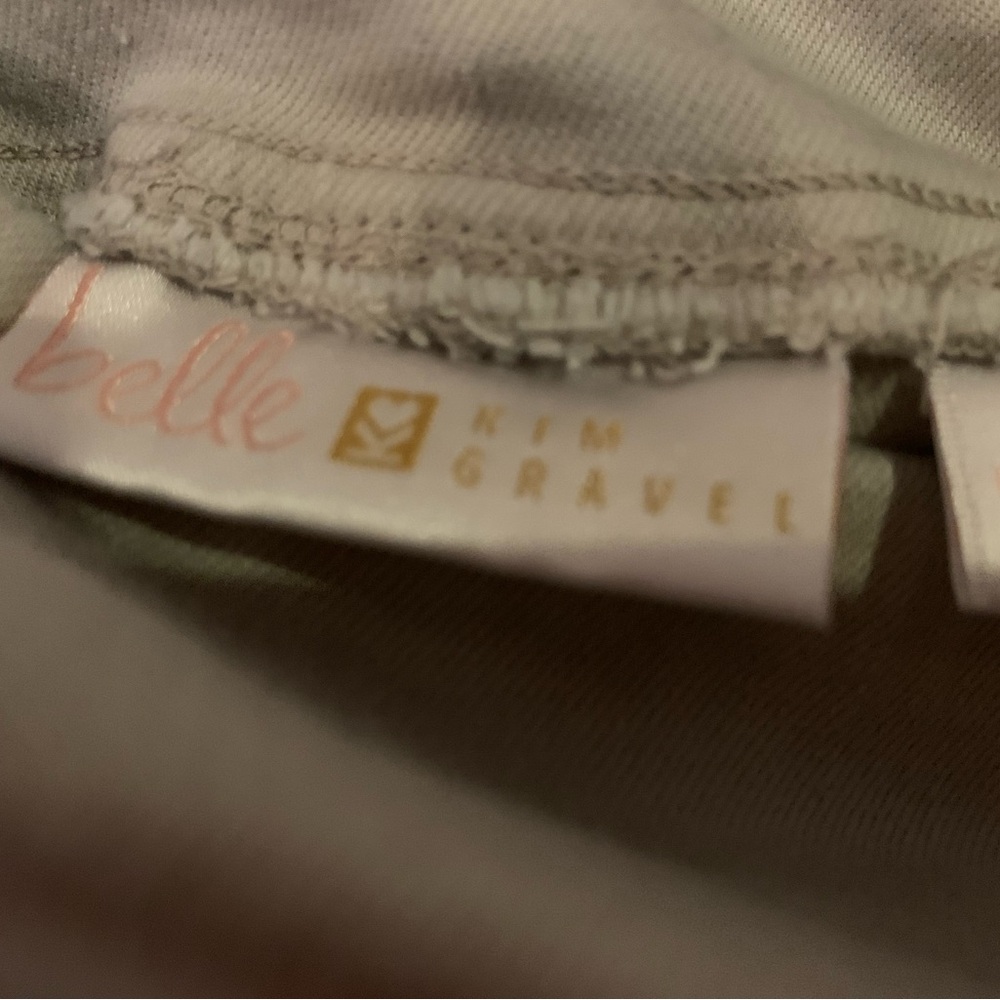 Belle by Kim Gravel pull on twill pants .  12P